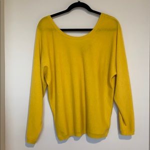 Yellow Cashmere sweater